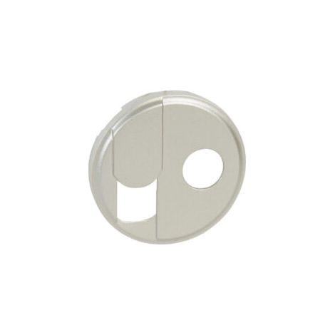 LEGRAND CÉLIANE ENJOLIVEUR PRISE RJ45 ET TV SIMPLE TITANE - 068539 (1/2)