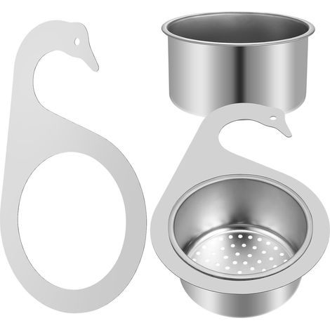 Large Stainless Steel Sink Strainer Basket Mesh Food Catcher