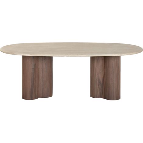 Mesa Centro Mdf Granito 130X70X45 Marron (1/5)