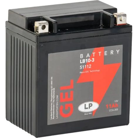 Batería de Moto 10Ah 12V LP LB10-3 (1/3)