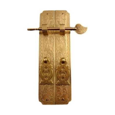royaluxe-Plaque de traction de porte chinoise, longue durée de vie, motif botanique, poignées de meubles en laiton chinois, installation simple pour armoires pour commodes (1/4)