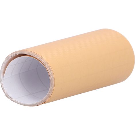 Feuille adhésive universelle pour covering de voiture, style fibre de carbone dorée, rouleau de 127 x 20 cm. (1/5)