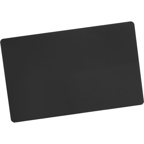 50 cartes de visite professionnelles vierges en métal gravées au laser (noires) (1/5)