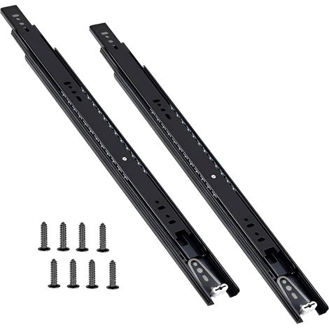 1 paire de glissières tiroir, extension complète 250 à 1000 mm, billes (1/5)