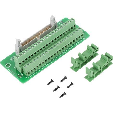 Im Schienenmontage-Schnittstellenmodul, PCB-Träger-Stiftleisten-Breakout-Board-SPS-Platine für Mitsubishi Servo (1/5)