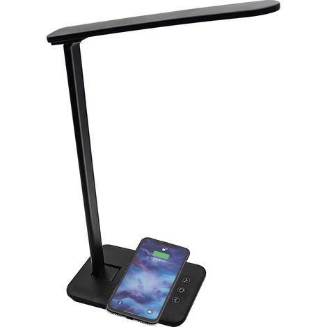 Denver LQI-105 Lampe LED Noire avec Chargeur Sans Fil (1/5)