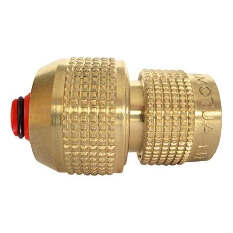 Raccordo rapido con anello rosso Aquastop ø tubo 15 (1/4)