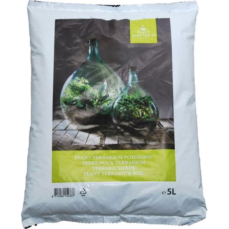 SUBSTRATO 5 LITRI PER ECOSISTEMA TERRARIUM PERAGASHOP PIANTE VASO SERRA TERRARIO (1/5)