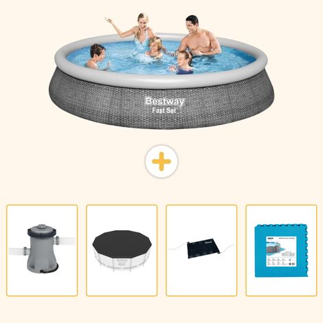 Bestway Bestway Fast Set Ronde - 396x84 cm - 5-pièces S273 (1/5)