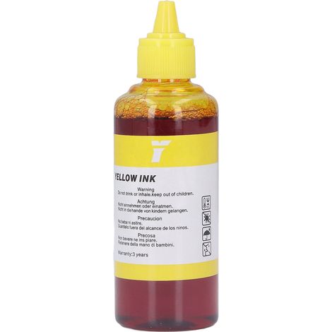 100 ml hochreine Ersatztinte für HP Drucker, gelbe Farbe
