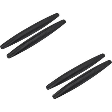 Lot de 4 bandes de protection, pare-chocs avant et arrière, caoutchouc noir, anti-rayures, universel pour voiture SUV (1/5)