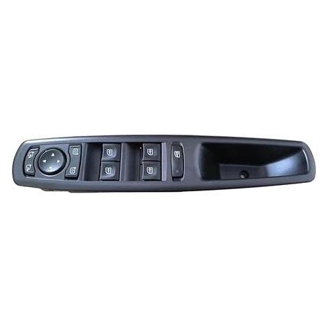 Botón interruptor de la ventanilla del coche para Renault Scenic 3 MK3 2009-2013, lado del conductor delantero izquierdo, interruptor de control de la ventanilla principal, botón de cristal 809615953R (1/5)