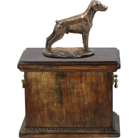 Doberman, Dobermann II - urne funéraire pour chien, urne avec statuette, urne élégante de style classique par Art-Dog (1/5)