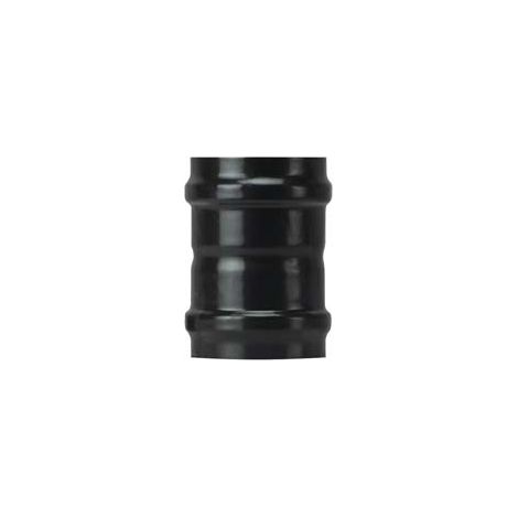 RACCORDO F/F PER STUFE A PELLET NERO OPACO PESANTE MM.1,2  ø cm.10 F/F    SAVE