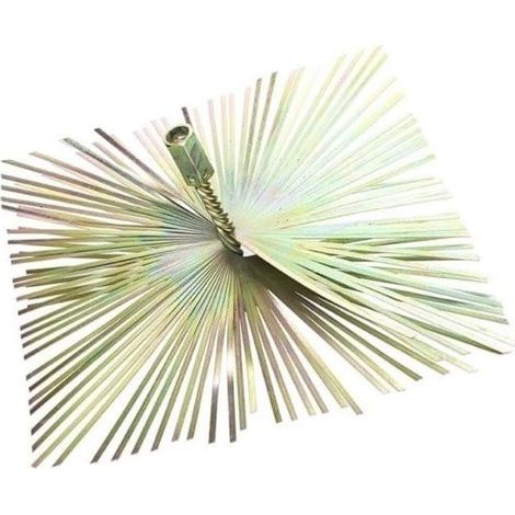 Cepillo para chimenea ambiance 105005 cerdas acero 250 mm