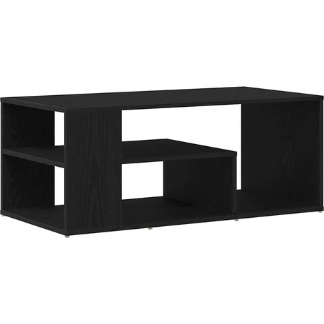 Maison Exclusive - Couchtisch Schwarz Eichen-Optik 100 x 50 x 40