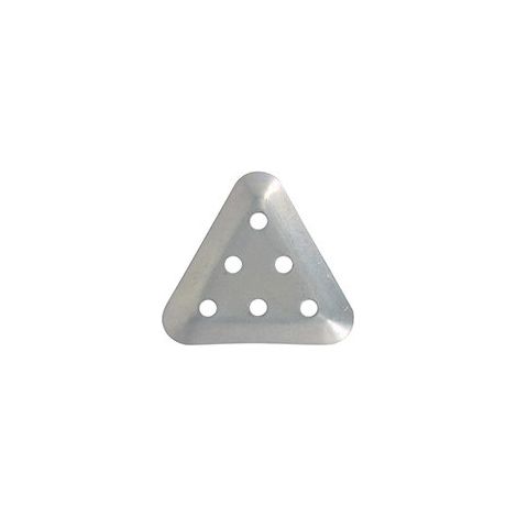 Abschnitt / Anpassbare Dreiecks-Klinge für Wolf-Rasentrimmer. L: 75x75mm. Originalersatz: 4111-081, 4640-240