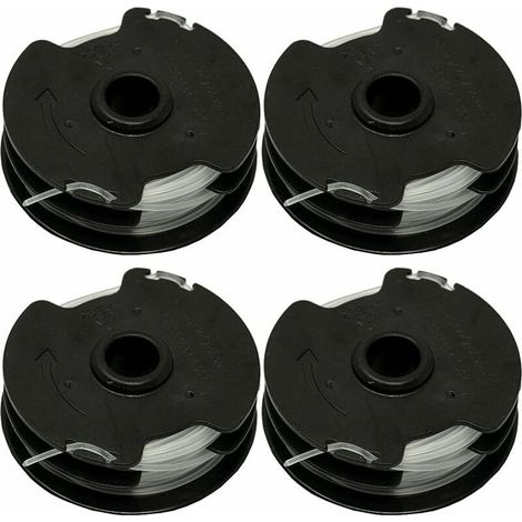 Lot de 4 bobines de Rechange pour débroussailleuse sans Fil Parkside PRTA 20-Li C3 IAN351753 (1/4)