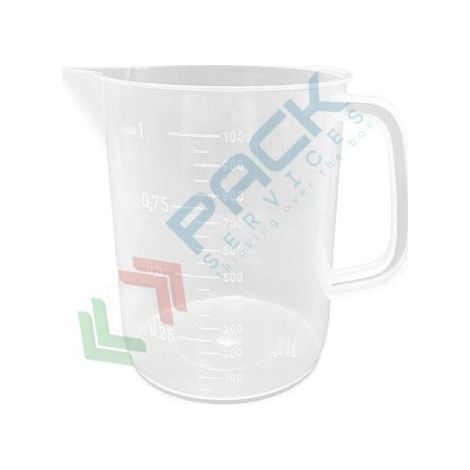 Caraffe Graduate per Alimenti PP Trasparente 1 Litro (1/2)