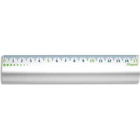 Règle plate en alu 15 cm Maped (1/5)