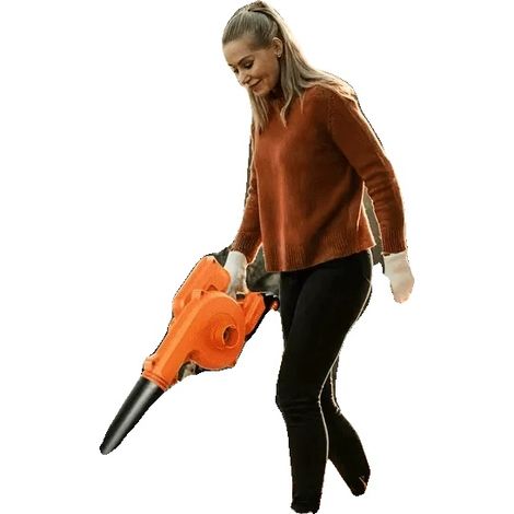 Souffleur Aspirateur de Feuilles Sans Fil, Vitesse de l'Air de 120 MPH, Compatible avec Batteries 21V, Léger à 7 lbs, Dimensions 38 x 9 x 12 pouces, Source d'Énergie Sans Fil (1/5)