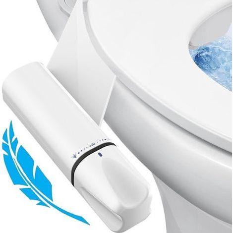 Bidet Basin - Toilet Faucet - With Two Sprayers - Bidet Basin Installation - Self-Cleaning Sprayer - Adjustable Water Pressure - Easy Installation (1/5)