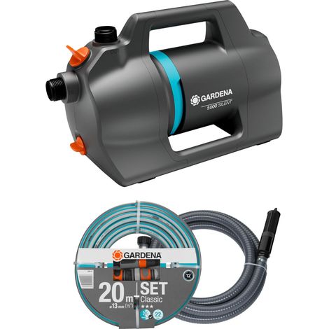 Gardena Gartenpumpe-Set Silent max. Fördermenge 5.100 l/h 550 Watt (1/3)