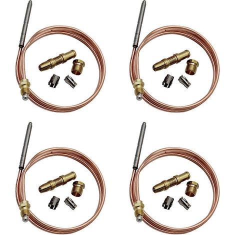 Quatre clips de thermocouple (1980-036) pour remplacer les ensembles de voyants indicateurs de commande de thermostat, compatibles avec les thermocouples universels (36 pouces). (1/5)