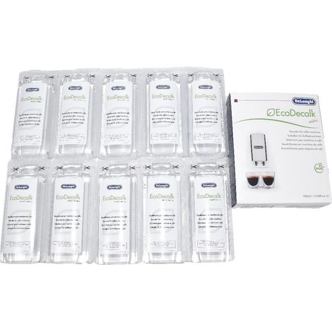 Delonghi entkalker descaler for coffee machines 10 x 100ML bottles (1/2)