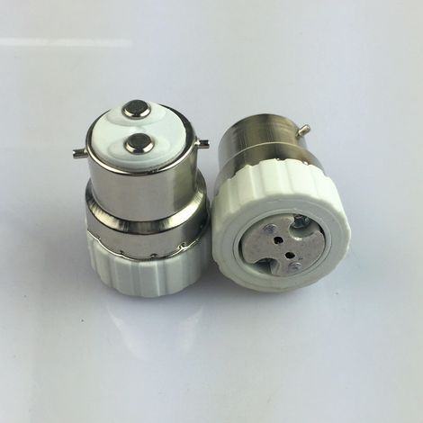 B22 auf MR16 Zweipoladapter, Lampenfassung für Alterungstests, CE-flammhemmender Lampensockel (auf Lager) (1/4)
