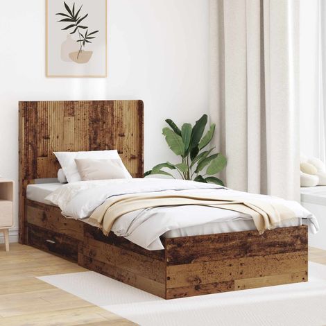 vidaXL Estructura de cama con almacenamiento y cabecero (1/5)