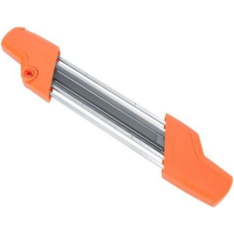 Affilacatene portatile 2 in 1 da 5,5 mm per motoseghe con lima per catene da 3/8" e 404 - Arancione (1/4)