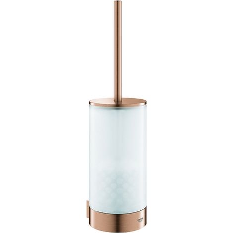 Grohe Selection - Toilettenbürstengarnitur, Glas / Warm Sunset gebürstet 41076DL0 (1/2)
