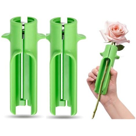 Ensemble de 3 outils pour enlever les épines de rosiers : arrache-épines, éplucheur de feuilles, nettoyeur de fleurs et coupe-épines. (1/5)