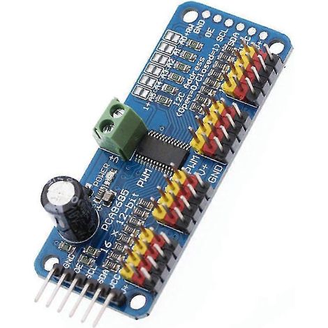 Interface I2C de pilote PWM/servo 16 canaux Pca9685 pour module d'extension Arduino (1/5)