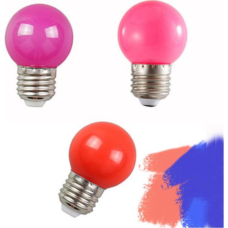 6 roses 6 rouges 6 violet atmosphère ampoules LED romantique chambre chevet sommeil veilleuse