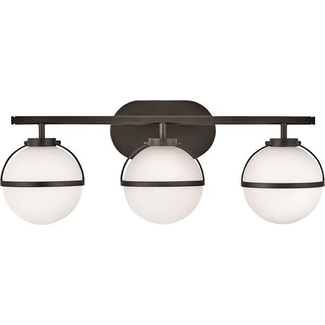 Elstead Hinkley Hollis Lampada da parete per bagno nera, IP44 (1/5)