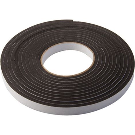 Joint d'Etanchéité Porte Fenêtre - Bande Auto-Adhésive Multi-Trou - Étanche Anti-Choc Antipoussière Contre le Vent - 5 m x 15 mm - Noir (1/5)
