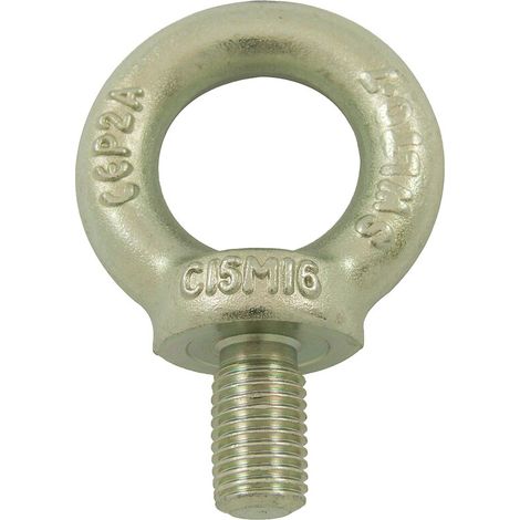 Anneau de levage DIN 580 mâle 90 à 11500 kg - Diamètre : 8mm