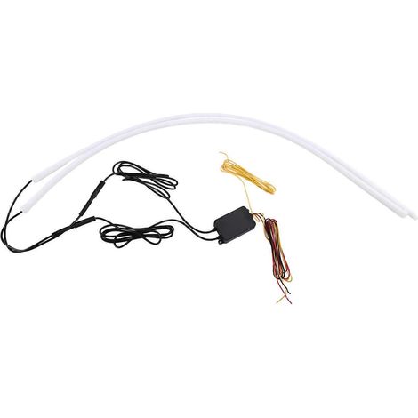 Bande LED séquentielle pour voiture, feux de jour avec clignotants et contrôle par application, 75 cm (1/5)