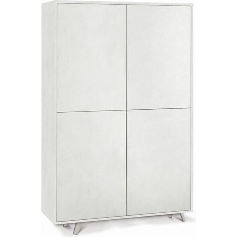 Mueble 4 Puertas 108L x 41P x h161 – Acabado Blanco Opaco – Sarmog