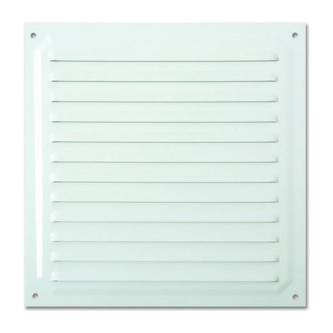 REJILLA 20X20CM ADHESIVA LACADO BLANCO - BRINOX