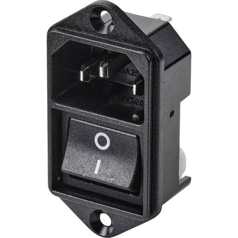 TRU COMPONENTS TC-10088376 Connectique pour appareils réfrigérants C14 embase mâle verticale Nombre (1/3)
