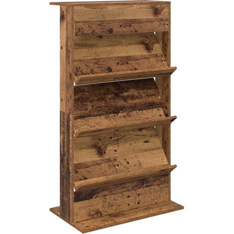 Maison Exclusive - Scaffale per riviste Legno vecchio 70 x 41 x 126 cm