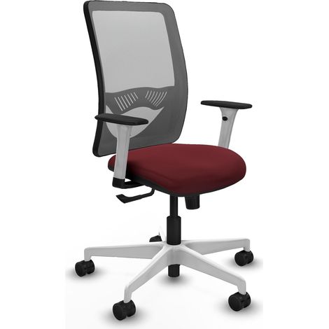 Chaise de bureau piqueras y crespo Zulema blanc support lombaire (1/2)