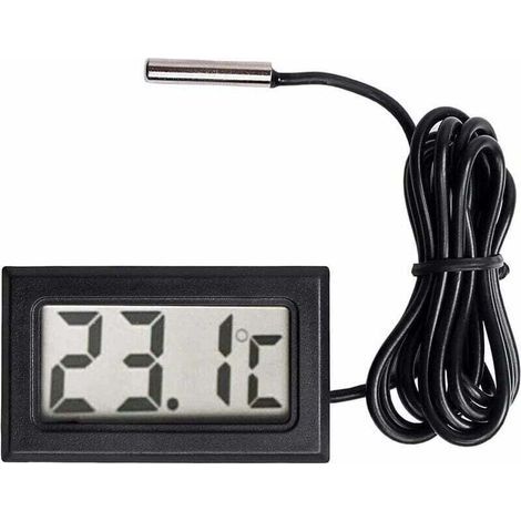 Nouveau Thermometre LCD numerique Capteur de sonde de jauge de Temperature de Plage de -50 Celsius C a + 110 Celsius C (1/4)