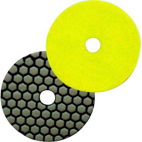 Diamwood – Disque diamant 125 mm – Grain 50 – Pour marbre, granit, pierre naturelle – Fixation auto-agrippante – Utilisation à sec (1/2)