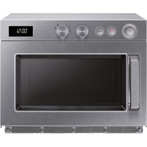 Four à micro-ondes en acier inox, 26 litres, maximum 1500 W 464x557x368 mm - VIRTUS