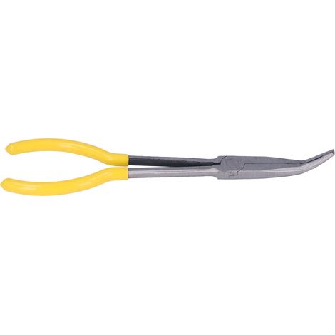 Pince à long bec 45 acier, coupe-câble et fil, pince de réparation 11 pouces, inclinée 45°, longue portée (1/5)