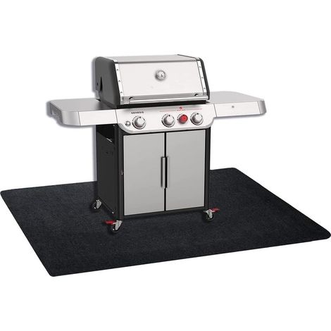 Tapis de gril, tapis de protection absorbant l'huile de haute qualité pour terrasse et patio, tapis de gril de terrasse (1/5)
